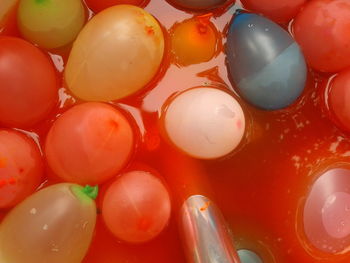 Full frame shot of red chili peppers