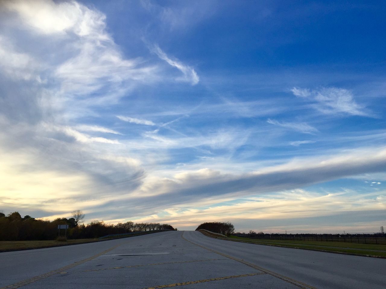 road, cloud - sky, sky, the way forward, transportation, scenics, nature, no people, tranquil scene, landscape, outdoors, beauty in nature, tranquility, blue, day