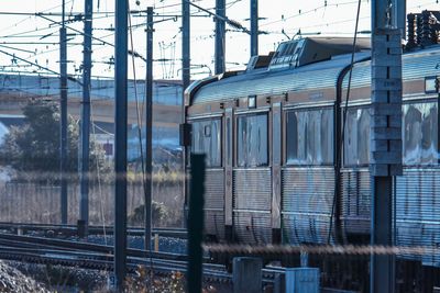 Train at railroad station