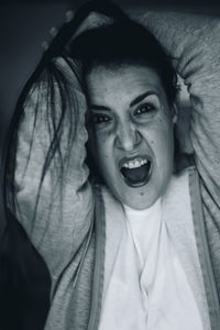 Portrait of mid adult woman