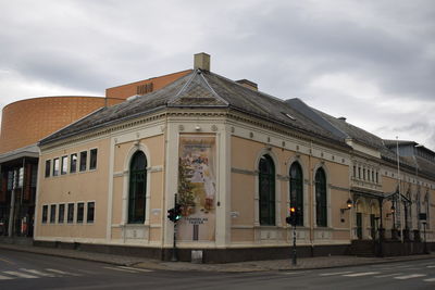 Exterior of building against sky in city