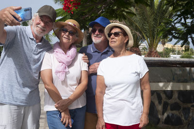 Portrait of smiling family