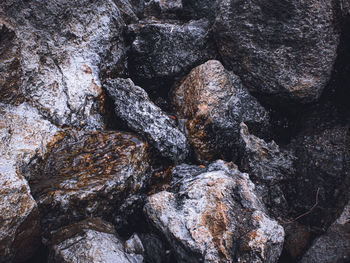 Detail shot of rock