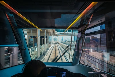 Interior of train