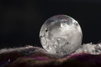 Close up of light bulb