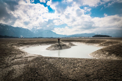 Scenic view of landscape against sky