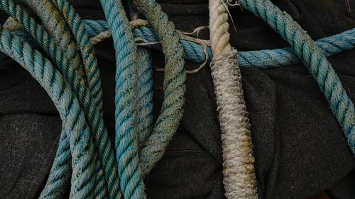 Close-up of ropes