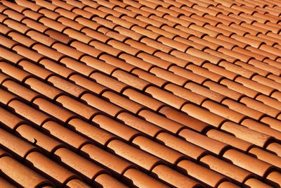 Full frame shot of roof tiles