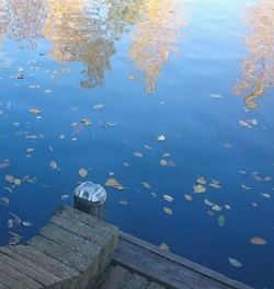 Pier on lake