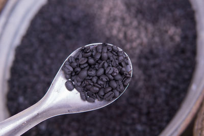 Close-up of coffee beans