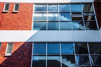 Low angle view of modern building