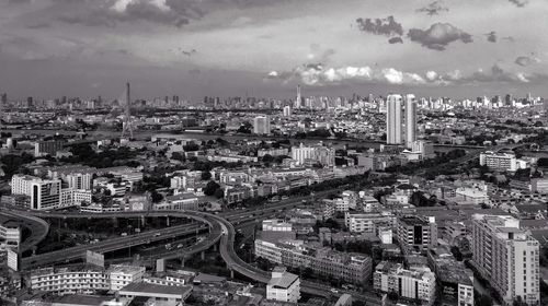 Aerial view of cityscape