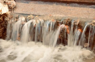 View of waterfall