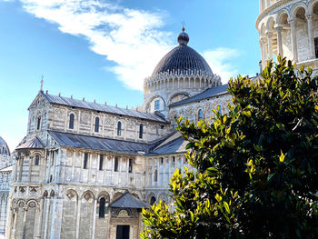 Low angle view of historical building