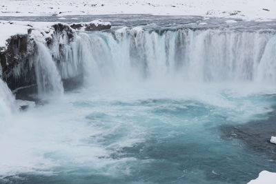 View of waterfall