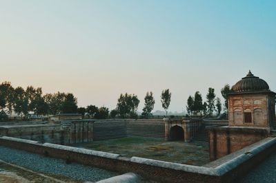 Built structure against clear sky