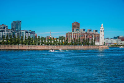 View of city at waterfront