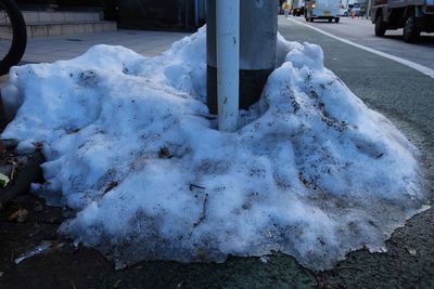 Snow covered road