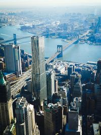 Aerial view of cityscape