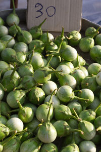 Close-up of fruits for sale in market