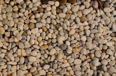 Full frame shot of pebbles for sale at market stall
