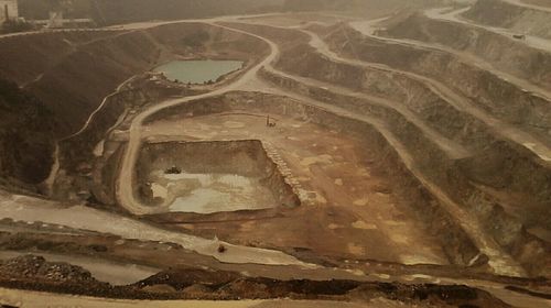 Aerial view of landscape