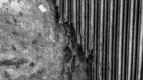 Full frame shot of metal structure