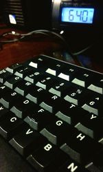 Close-up of computer keyboard