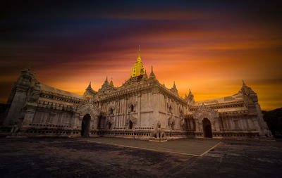 Cathedral against sky during sunset