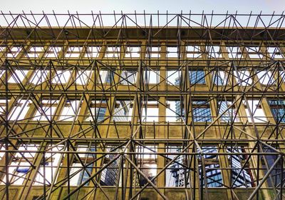 Low angle view of building against sky