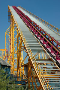 Low angle view of bridge against sky