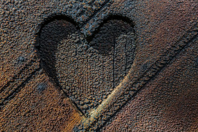 Full frame shot of heart shape