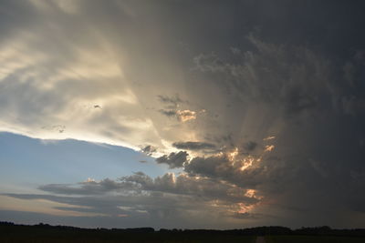 Scenic view of cloudy sky