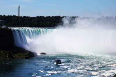 Tourists enjoying in sea