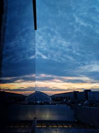 Scenic view of sky during sunset