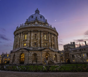 Low angle view of historic building against sky