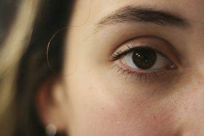 Close-up portrait of woman