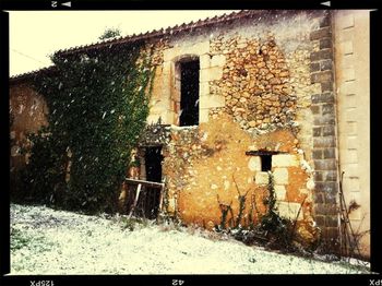 Exterior of old house