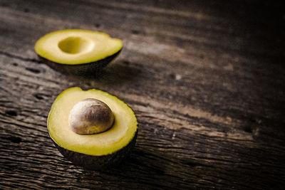 Close-up of fruit on table