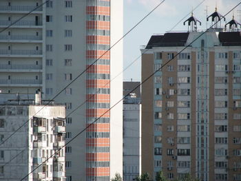 Low angle view of buildings against sky