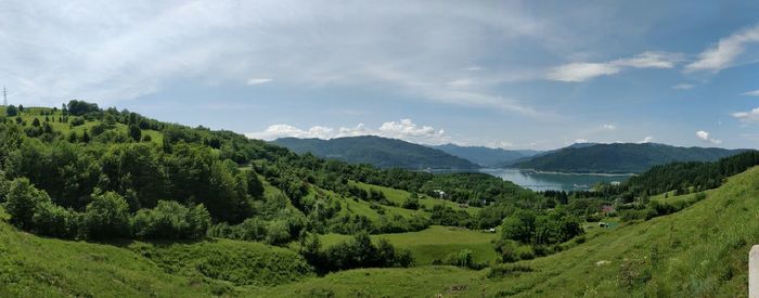 Panoramic view of landscape against sky