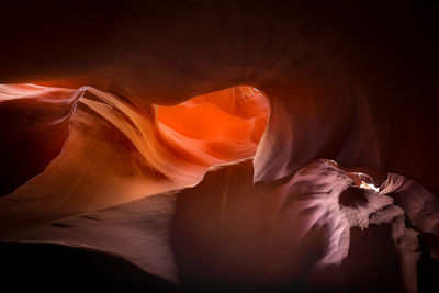 Close-up of rock formation