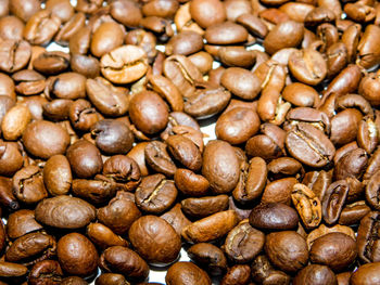 Full frame shot of coffee beans