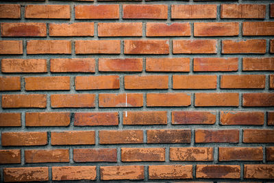 Full frame shot of brick wall