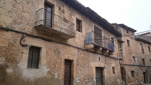 Low angle view of residential building