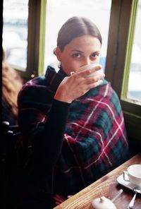 Man sitting in restaurant