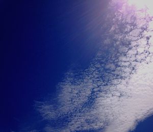 Scenic view of blue sky and clouds