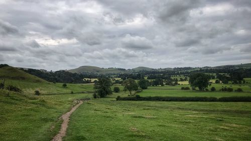 Scenic view of landscape against sky