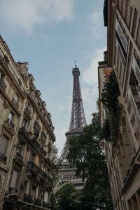 Low angle view of buildings against sky