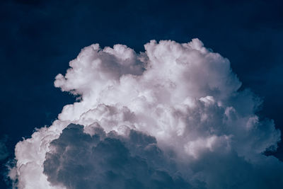 Low angle view of clouds in sky